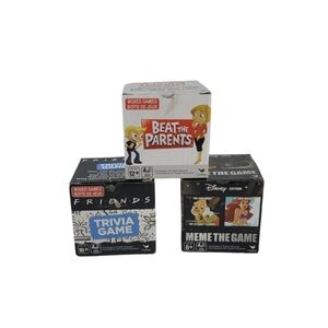 Meme the Game Beat the Parents Friends Trivia Game Boxes Games Lot of 3 New